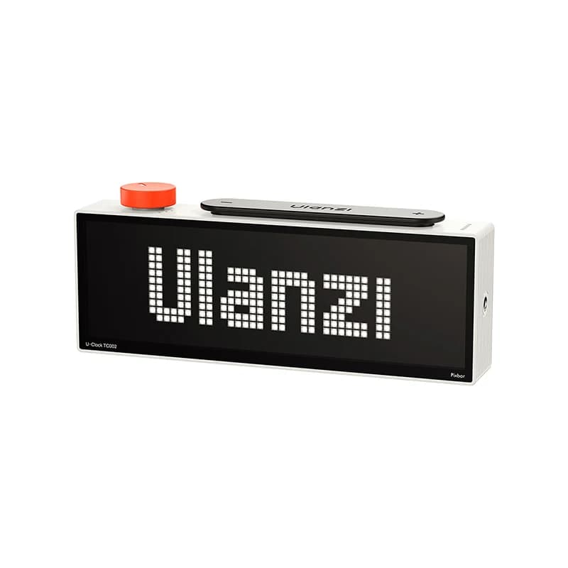 Ulanzi TC002 Pixbar Smart Pixel Clock II Weather Calendar Enhanced Features Focus Timer for Tiktok Youtube Simultaneous Pixelate